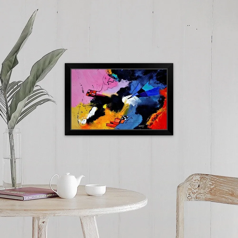 "Abstract 4631902" Black Framed Print