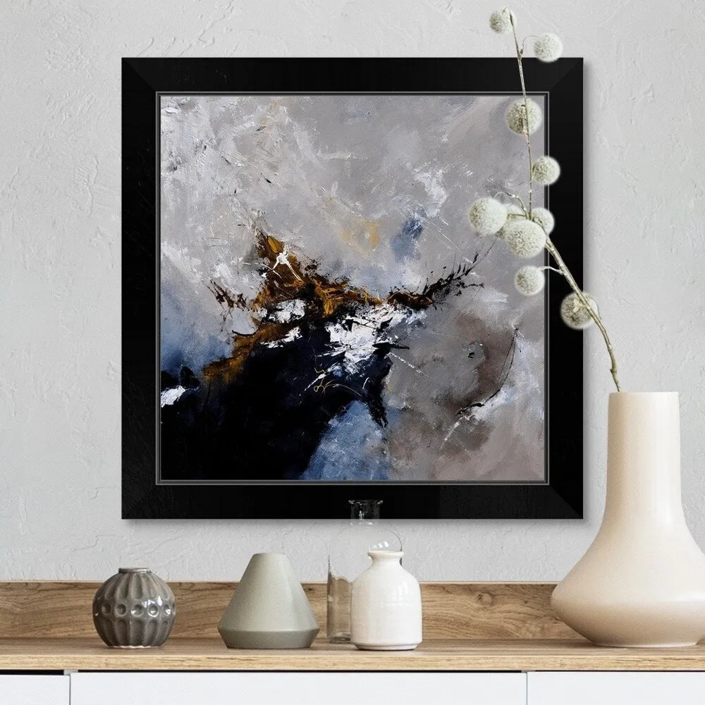 "Abstract 8831802" Black Framed Print