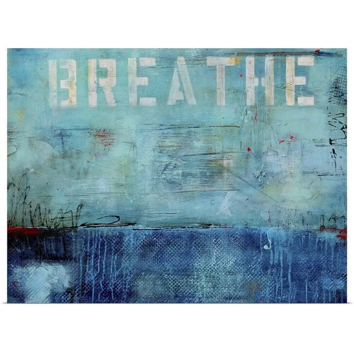 "Breathe" Poster Print - Multi