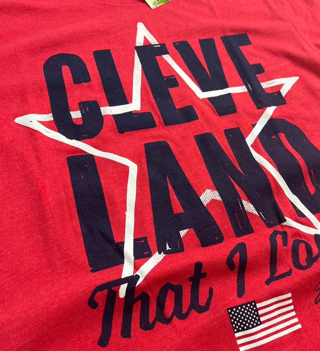 Red Cleveland That I Love Star T shirt