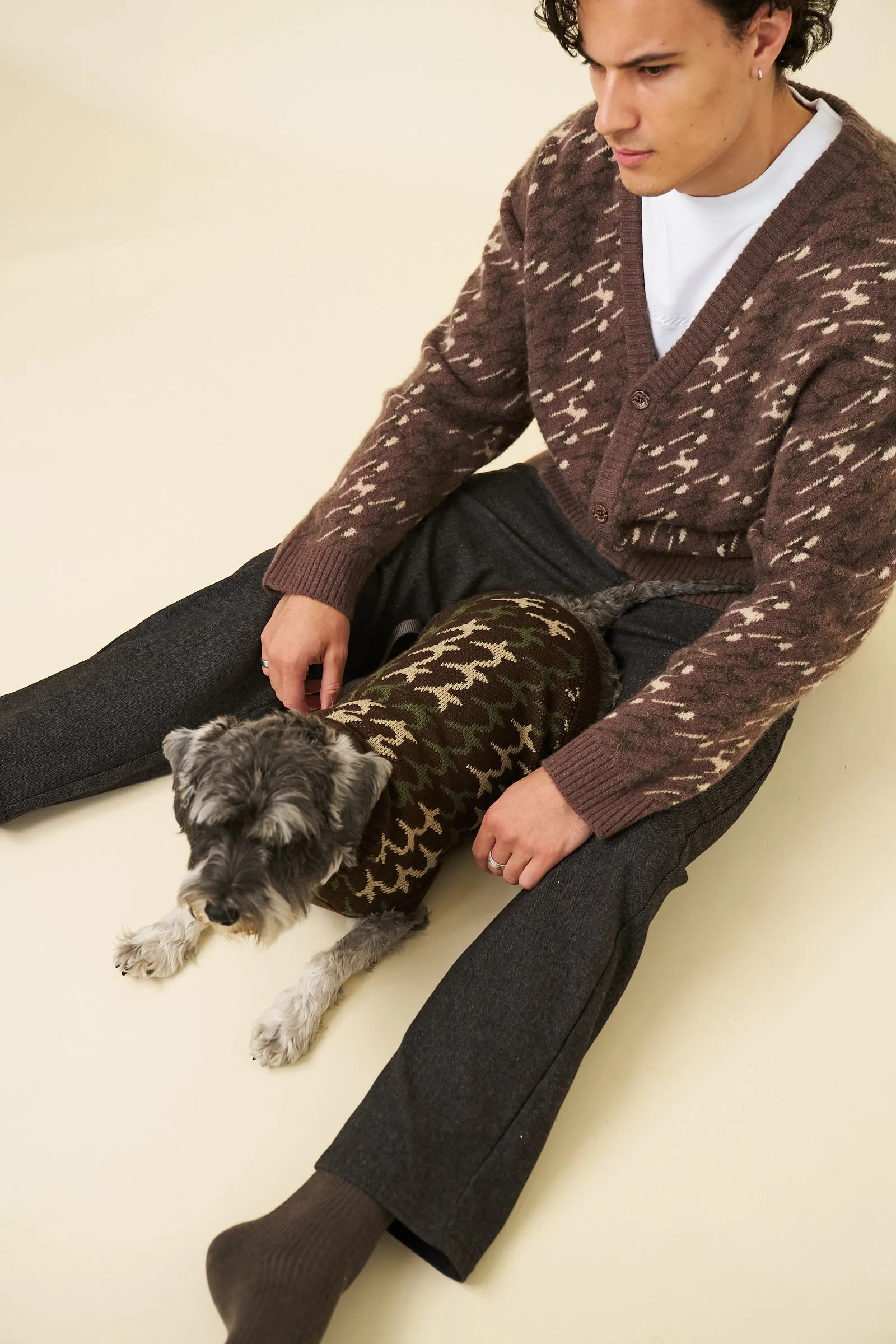 RONNIE DOG KNIT - BROWN