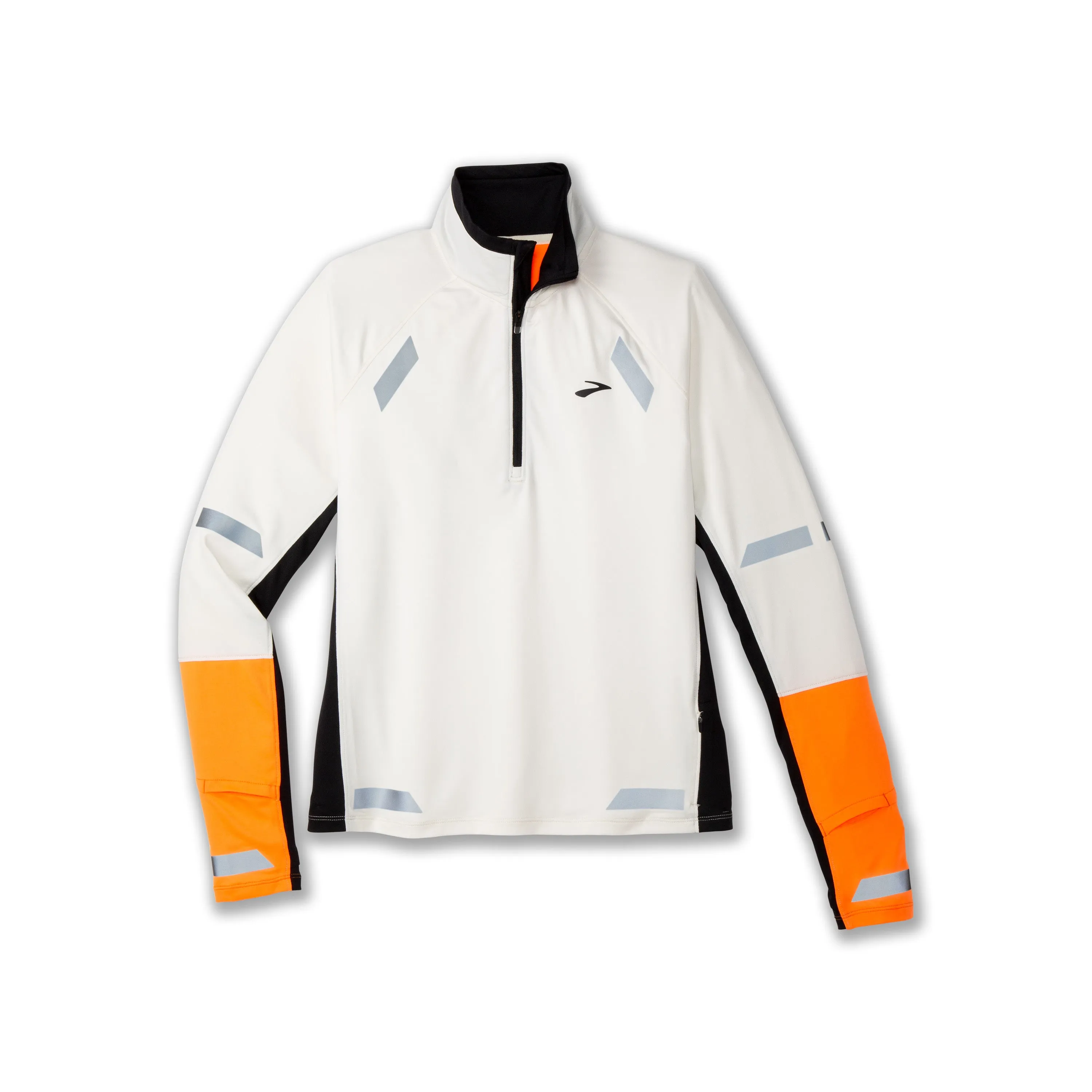 Run Visible 1/2 Zip 2.0 W | Ecru/Fluoro Flash/Black