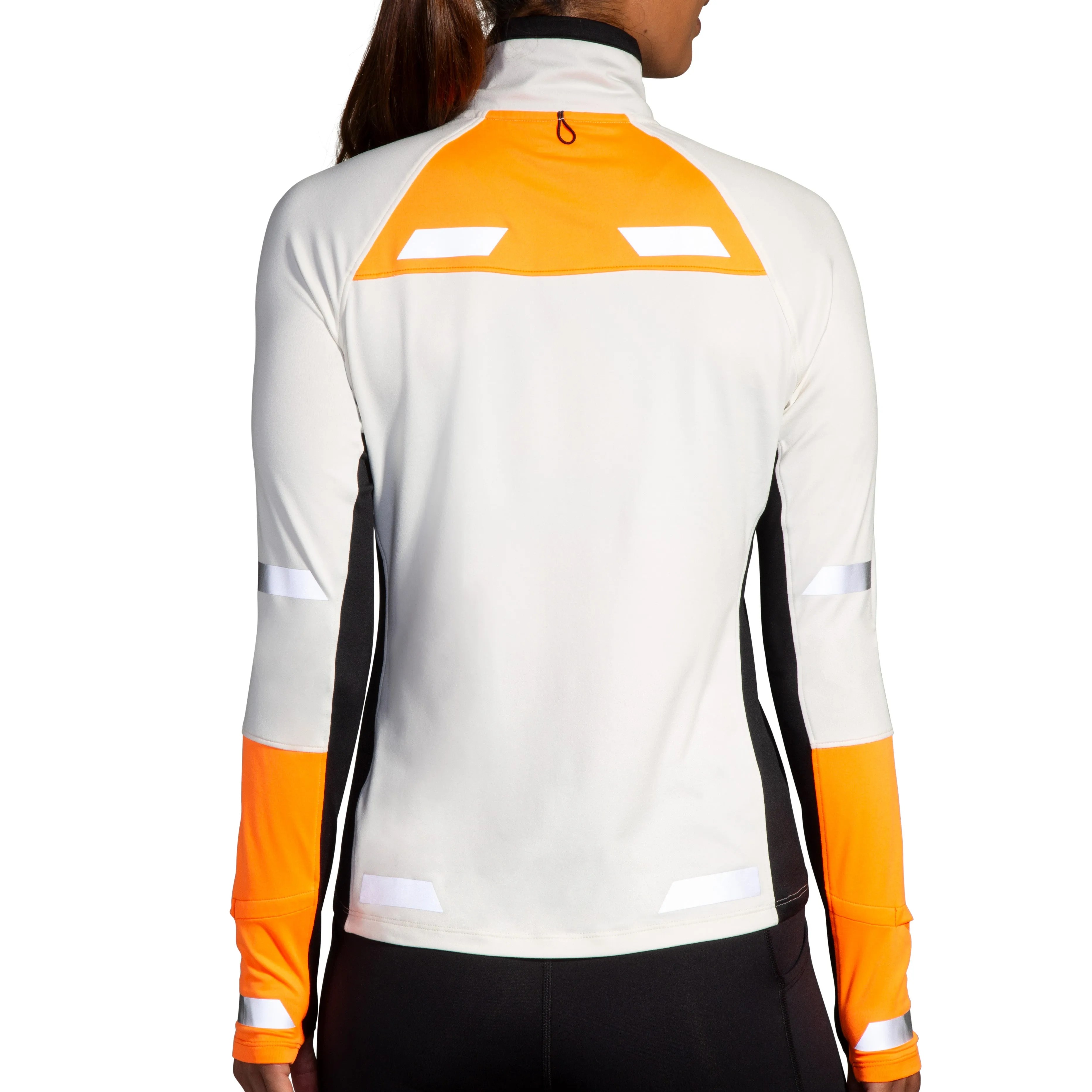 Run Visible 1/2 Zip 2.0 W | Ecru/Fluoro Flash/Black