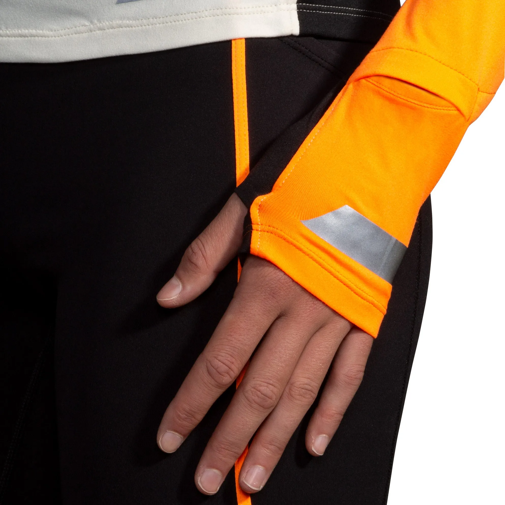 Run Visible 1/2 Zip 2.0 W | Ecru/Fluoro Flash/Black