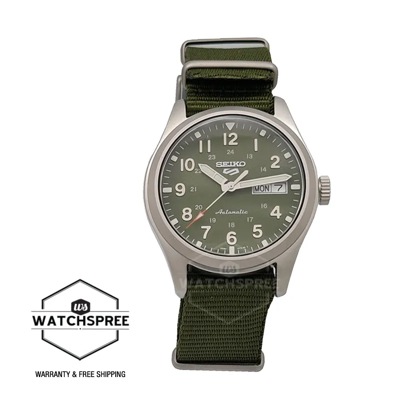 Seiko 5 Sports Automatic Green Nylon Strap Watch SRPG33K1 (LOCAL BUYERS ONLY)