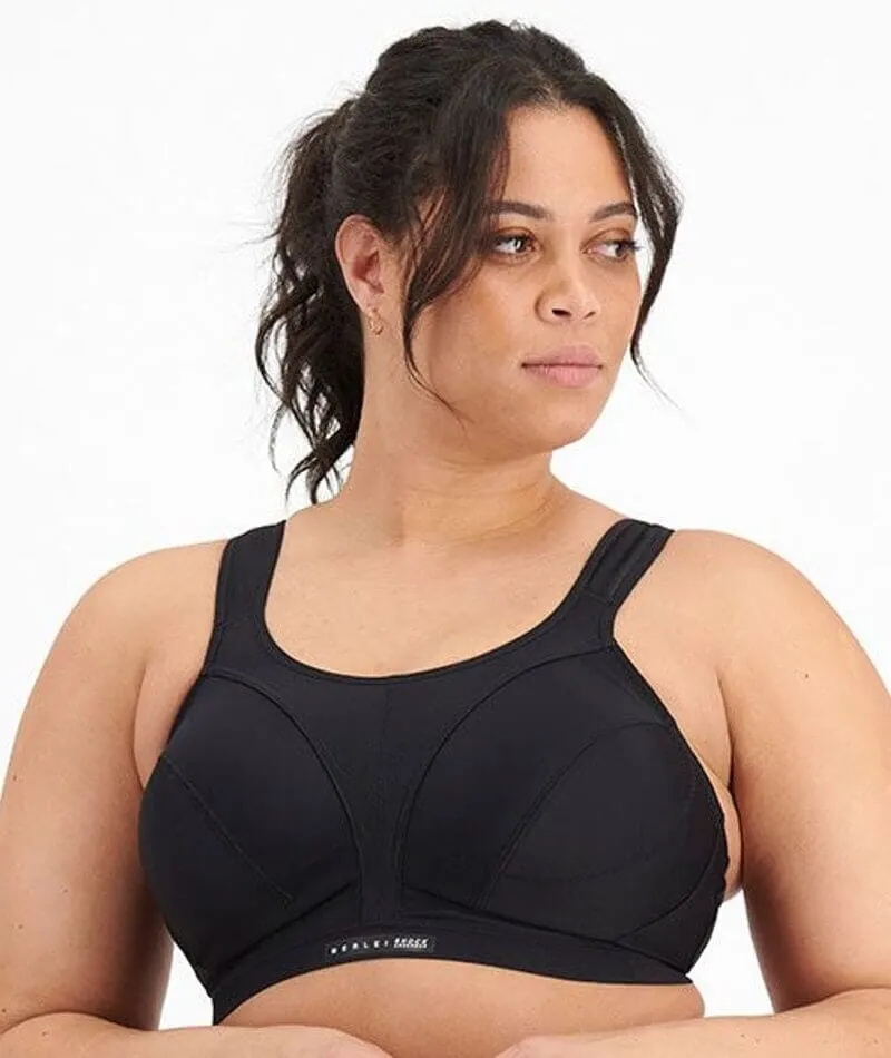 Shock Absorber by Berlei Active D  Classic Sports Bra - Black