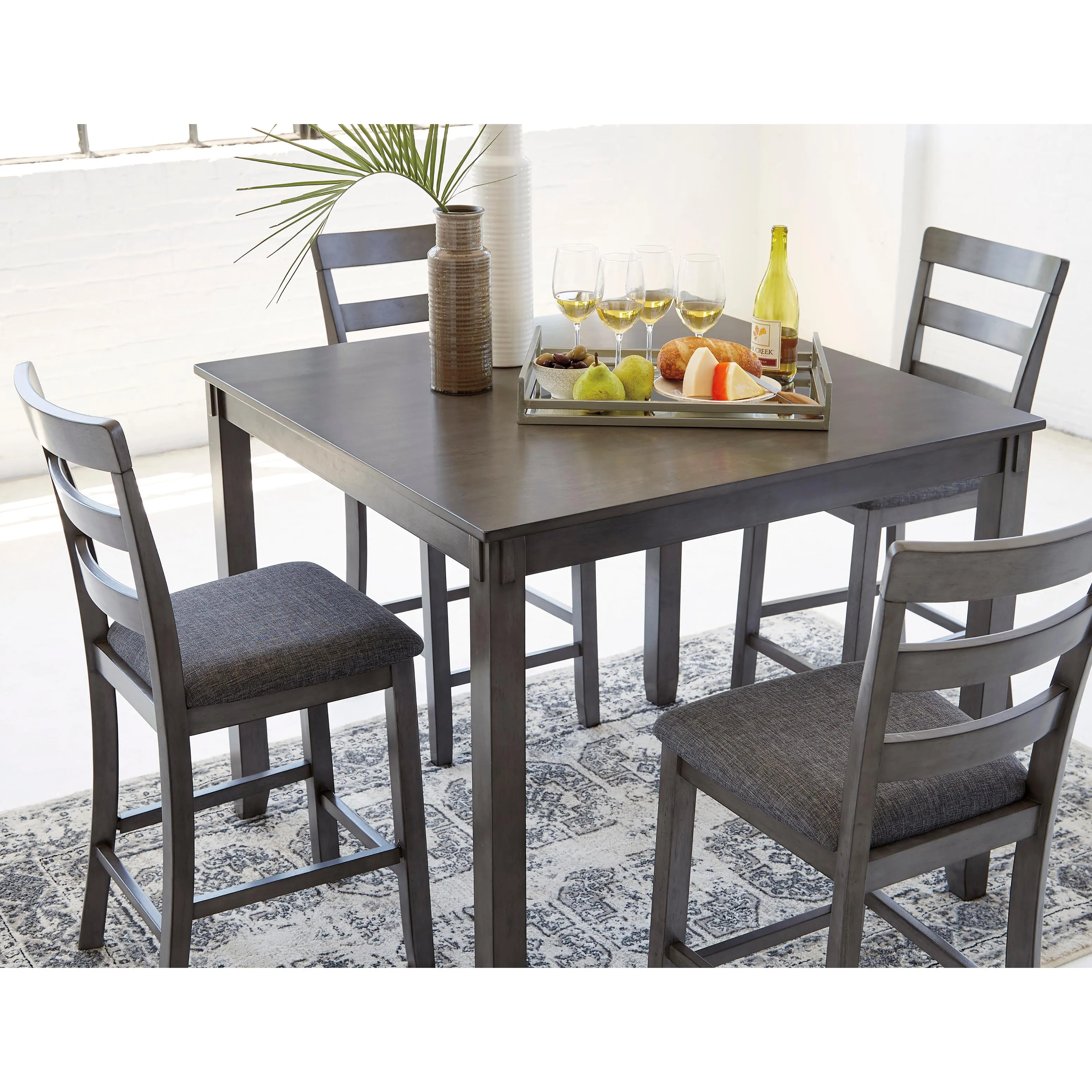 Signature Design by Ashley Bridson 5 pc Counter Height Dinette D383-223