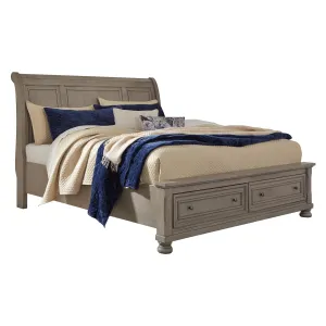 Signature Design by Ashley Lettner King Sleigh Bed with Storage B733-78/B733-76/B733-99