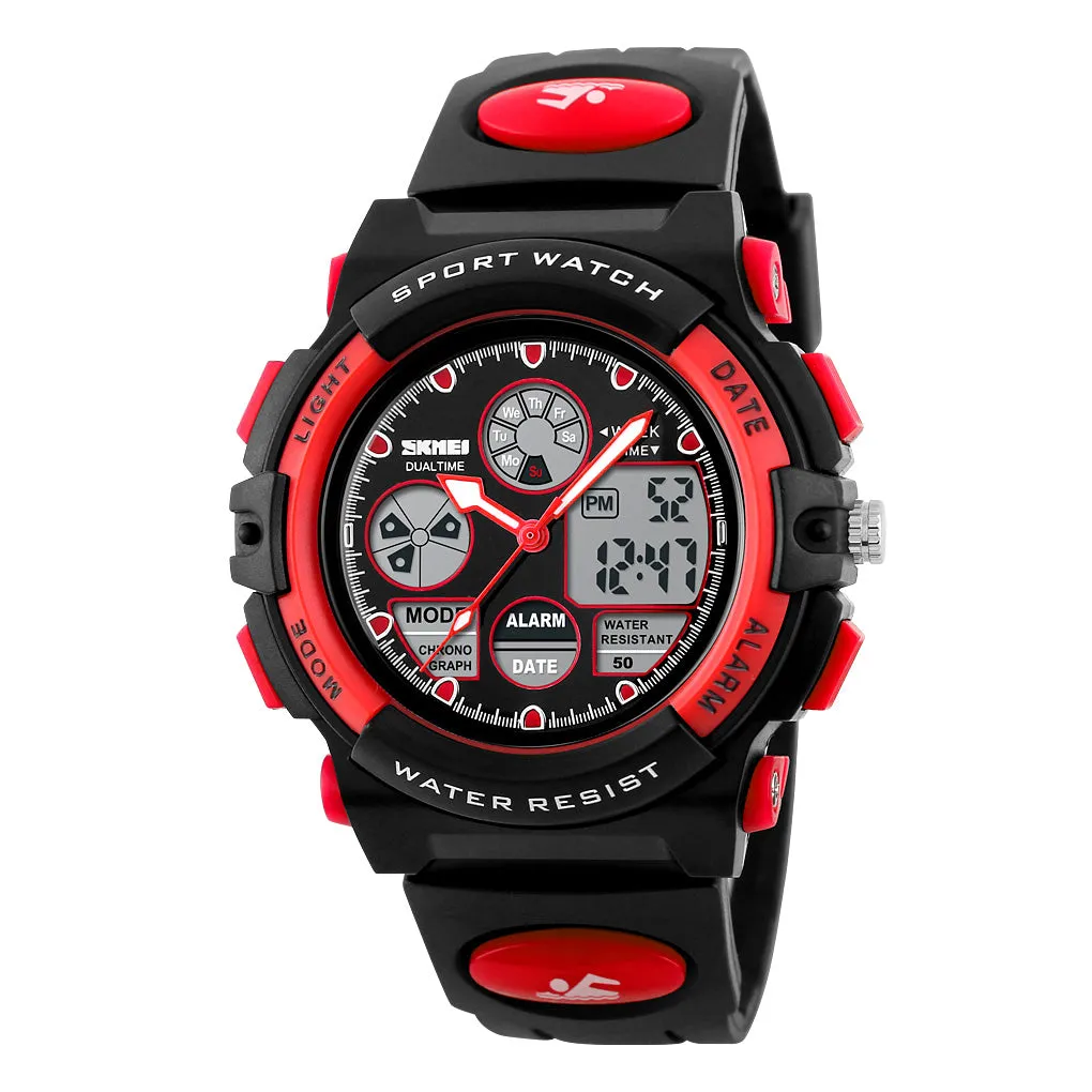 Student sports waterproof electronic watch for children W2311863