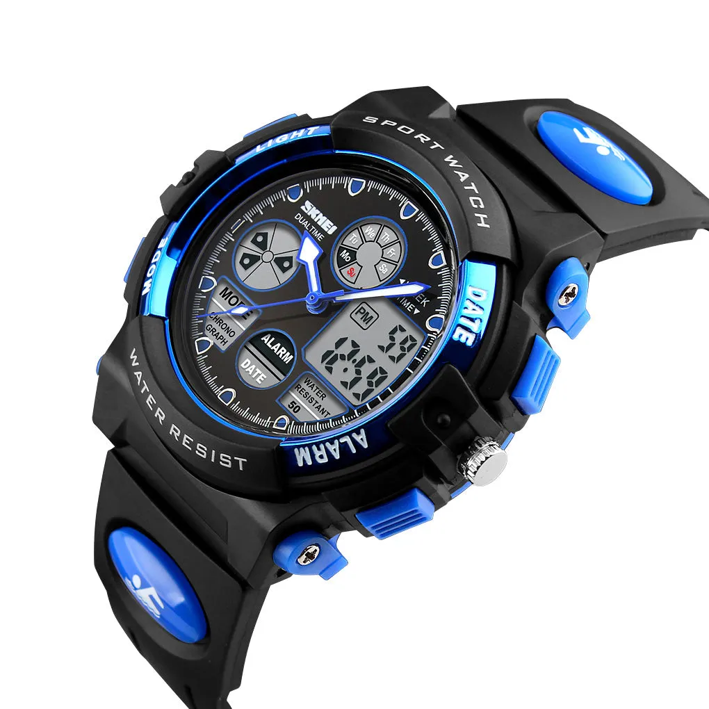 Student sports waterproof electronic watch for children W2311863