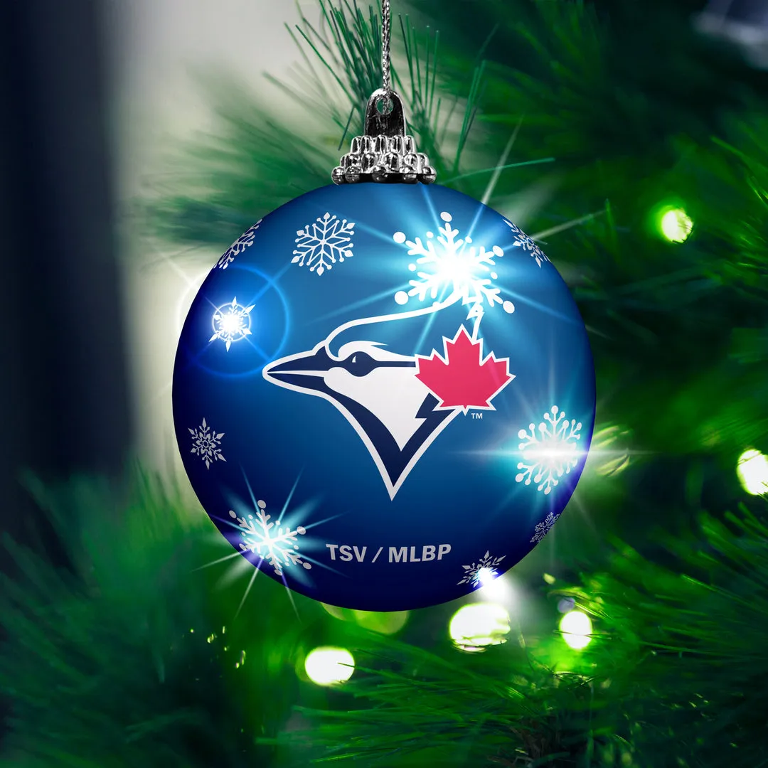 The Sports Vault MLB Toronto Blue Jays 2-Pack Light Up Ornaments