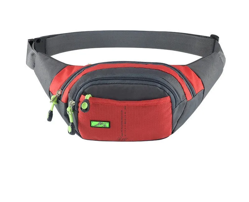 unisex waterproof waist bag chest bag multi-functional shoulder crossbody sports waist bag