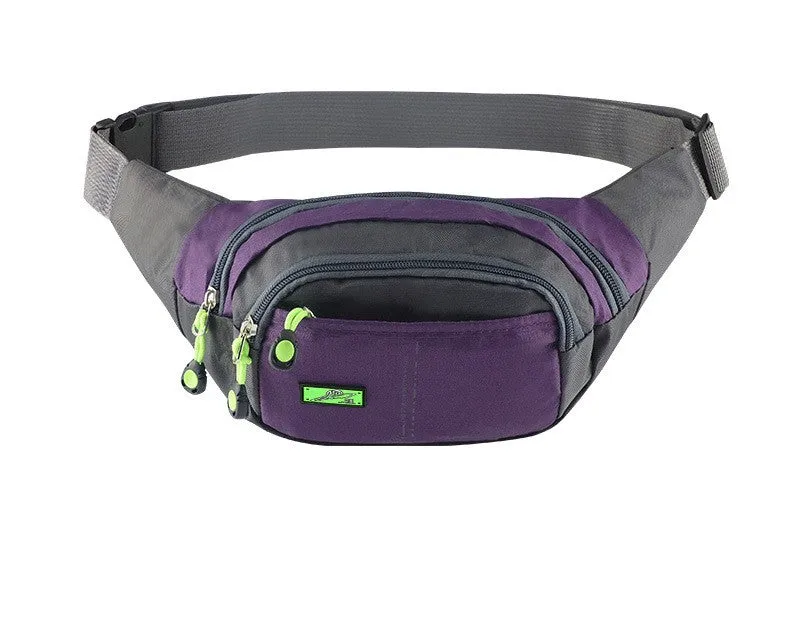 unisex waterproof waist bag chest bag multi-functional shoulder crossbody sports waist bag