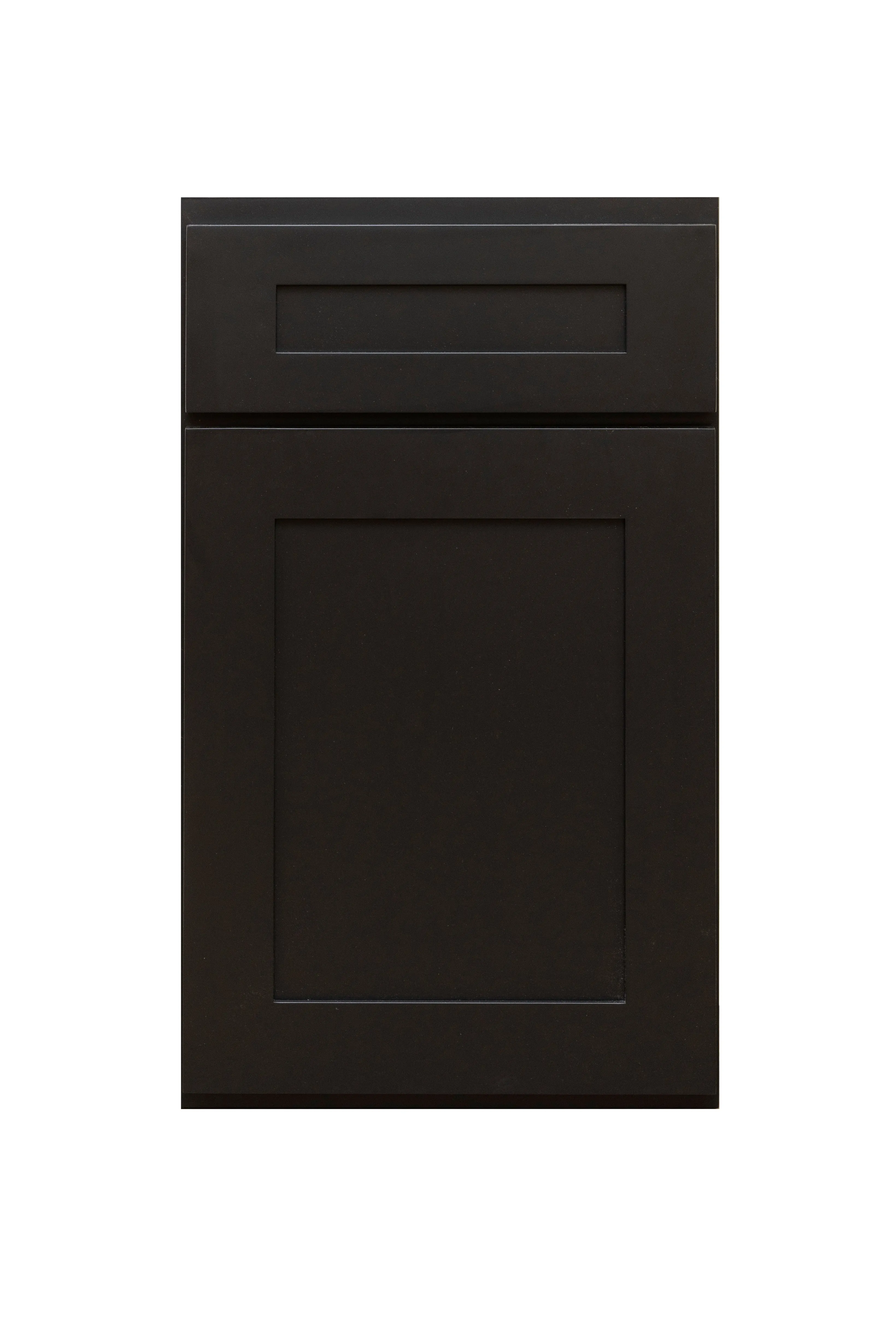 Vanity 15"-Pure Balck 15" Vanity 3 Drawers Vanity (Without sink and countertop)/15" -