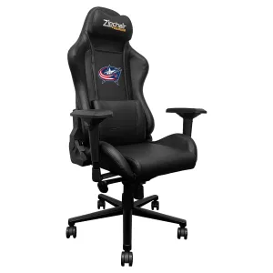 Xpression Pro Gaming Chair with Columbus Blue Jackets Logo